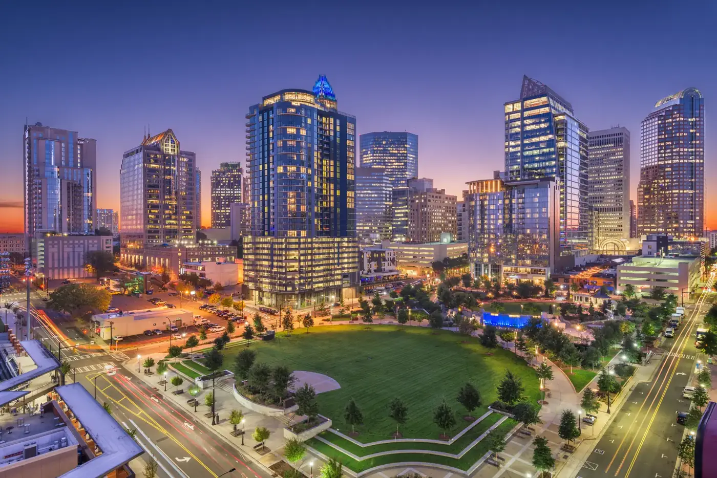 Charlotte skyline